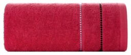 Ręcznik bawełniany 70x140 Suzi czerwony frotte 500 g/m2