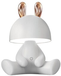 Lampa Stołowa Dziecięca Królik Zuma Line KDR-6301-WH 3W