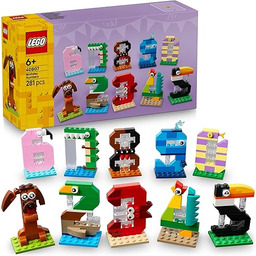 LEGO Urodzinowe cyferki, zabawka edukacyjna dla dzieci