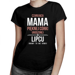 Czarująca mama pięknej córki urodzonej w lipcu -