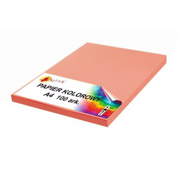 Papier kolorowy A4 120g grejpfrutowy 100 arkuszy 8345-100