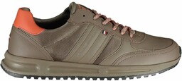 BRĄZOWE MĘSKIE BUTY SPORTOWE TOMMY HILFIGER