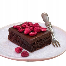 WEGAŃSKIE ciasto BROWNIE intensywnie CZEKOLADOWE naturalne składniki 100%
