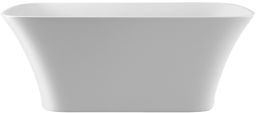 Besco Assos S-Line Glam srebrna 160x70cm wanna wolnostojąca