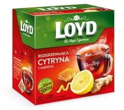 LOYD Herbata rozgrzewająca o smaku imbiru cytryny