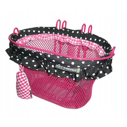 Kosz na kierownicę Basil Jasmin różowy