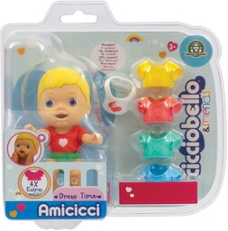 Amicicci Cicciobello Dress Time z 4 kolorowymi dodatkami