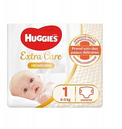 Huggies, Newborn Baby, Rozmiar 1, 2-5 Kg, Pieluchy,