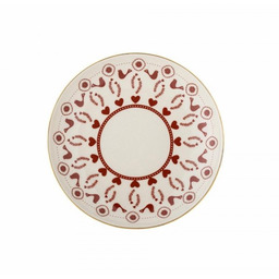 Bloomingville CHRISTMAS JOLLY Świąteczny Talerz Deserowy 16 cm