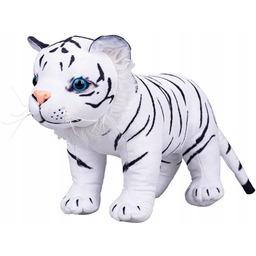 Maskotka Tygrys Biały Bengalski Stojący - 40/30cm