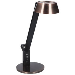 MAXCOM Lampka biurkowa Lumen ML4400 Czarno-miedziany