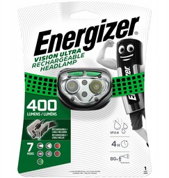 Latarka Czołowa Energizer Akumulatorowa 400Lumen