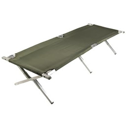 Mil-Tec 14401000 łóżko polowe dla dorosłych, uniseks, czarne,