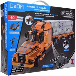 CADA Klocki plastikowe Mechanical Work Laboratory Ciężarówka Zdalne