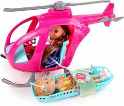 MELODY - Helikopter Ratunkowy z 2 lalkami -