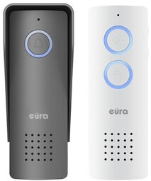 Domofon bezprzewodowy ADP-80A3 biało-grafitowy Eura Tech