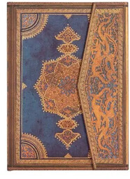 Notatnik linia Safavid Indigo mini - Paperblanks