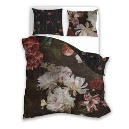 Faro Pościel satynowa 140x200 Nobile 006 brązowa beżowa