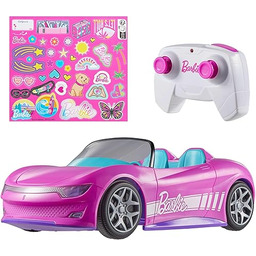 Hot Wheels RC Barbie Zdalnie sterowany samochód Różowy