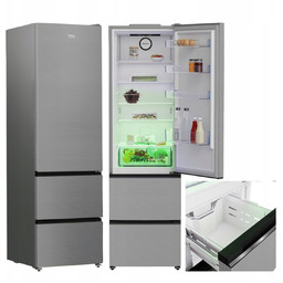 Chłodziarko-zamrażarka Beko B3RGNA354HXB1 Lodówka Multidoor 203.5cm 351l