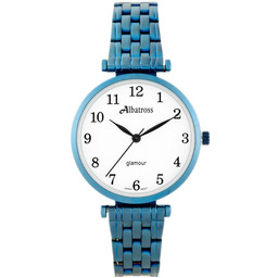 Zegarek Damski Albatross Glamour Abbb97 (Za537D) Blue/White