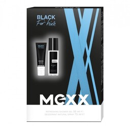 MEXX Zestaw prezentowy Black for Him (Żel pod