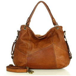 MARCO MAZZINI Miejska torebka skórzana na ramię city