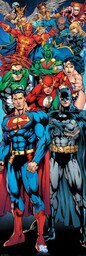 DC Comics Plakat na drzwi Liga Sprawiedliwości Ameryki