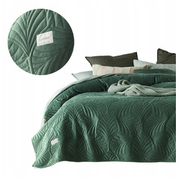 Narzuta welurowa kapa na łóżko kanapę velvet pikowana