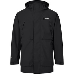 Berghaus Męska parka Wansbeck Jet Black, XS