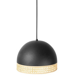 Lindby - Lonnaris Lampa Wisząca Black/Nature