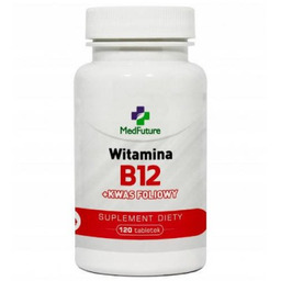 MedFuture B-12+ Kwas Foliowy, 120tabl.