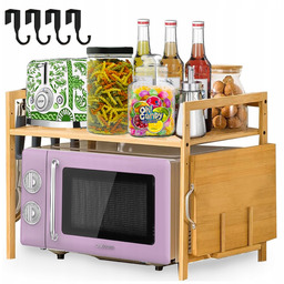 Półka Na Mikrofale Regał Do Kuchni Organizer Kuchenny