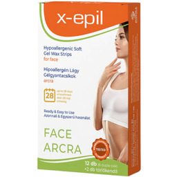X-Epil - hipoalergiczne paski z żelem do depilacji