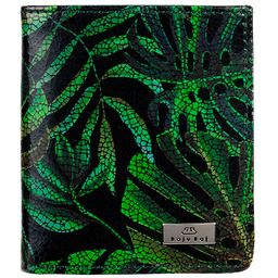 Mały portfel damski BajuBaj z kolorowej skóry naturalnej