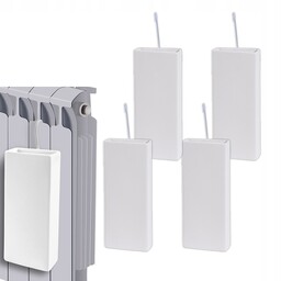 4 sztuki Nawilżacze powietrza na grzejnik ceramiczne białe