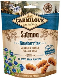 Carnilove crunchy snack salmon with blueberries with fresh