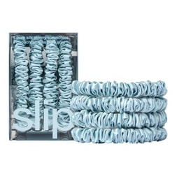 Slip Pure Silk Skinny Scrunchies Sky Blue Gumka