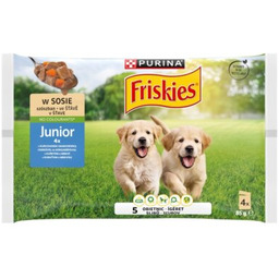 FRISKIES Karma dla psa Junior Kurczak z marchewką