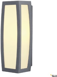 MERIDIAN BOX lampa ścienna, TC-(D,H,T,Q)SE, antracytowa, maks. 20W,
