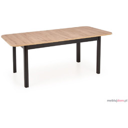 Stół FLORIAN Halmar Dąb artisan + czarny, 90x160-228