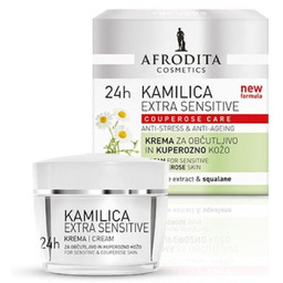 Afrodita Camomile Extra Sensitive 24h, Krem Do Skóry