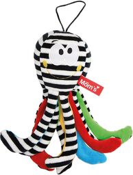 Mom''s Care, przytulanka, zawieszka kontrastowa, sensoryczna, czarno-biała Ośmiornica,