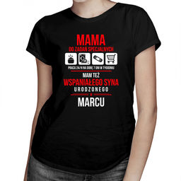 Mama do zadań specjalnych - Marzec - damska