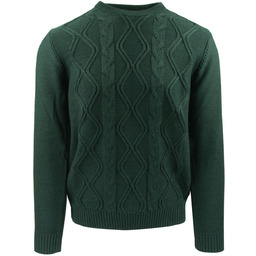 Sweter dla Mężczyzny - Lasota - Okrągły Dekolt,