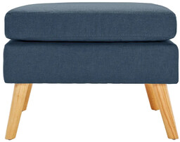 Edinos Niebieska kwadratowa pufa F9-Z66