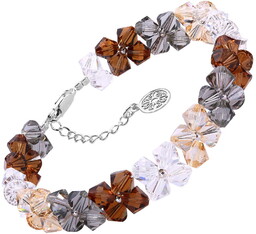 MYNESS Bransoletka z kryształów Swarovski