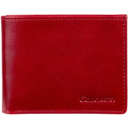 Czerwony portfel damski skórzany Canaletto styl, funkcjonalność