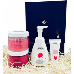 Zestaw Prezentowy Ziaja Marshmallow 4w1 TRUSKAWKOWY PUCH Peeling