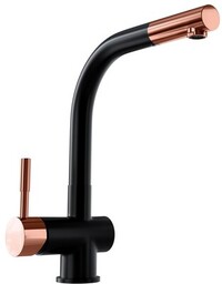 GLOBALO Bateria kuchenna LOBIO BLACK/COPPER RING 1.1 czarny,